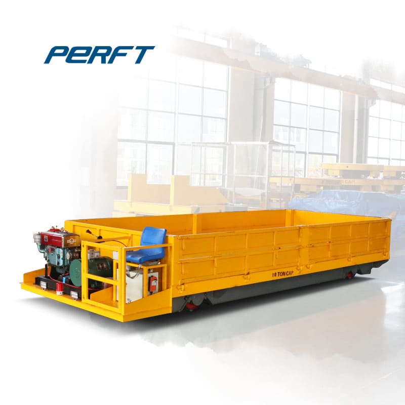 electric transfer car with 4 swivel casters 120 tons